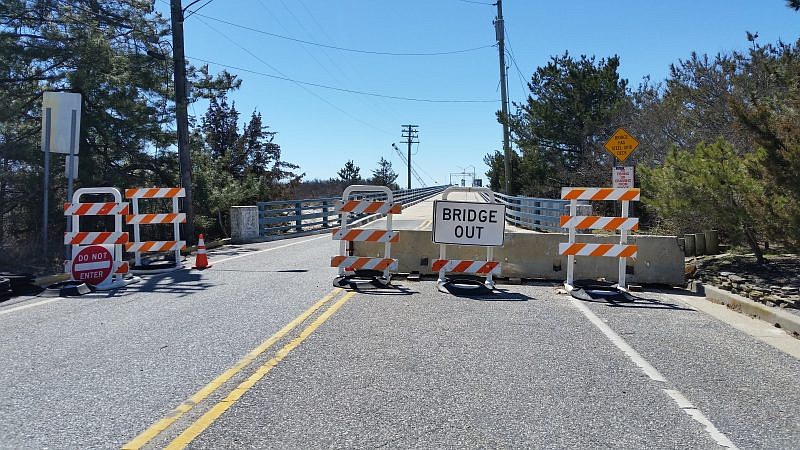 The aging Townsends Inlet Bridge has been closed at times for maintenance work and repairs.