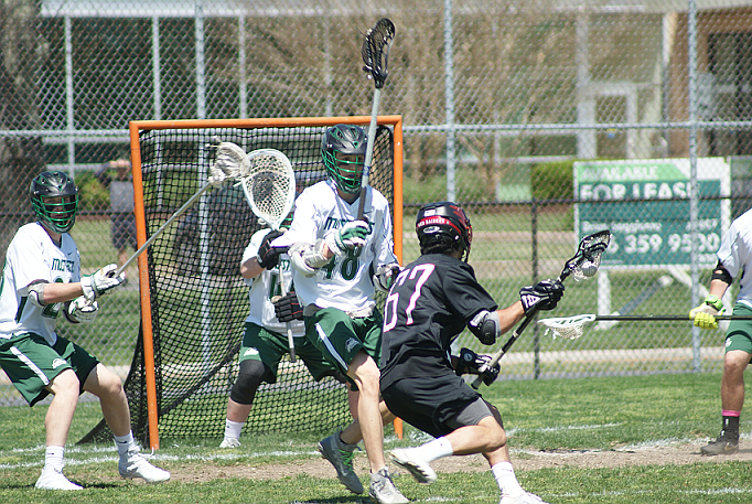 Anthony Inserra drives for a shot on goal.