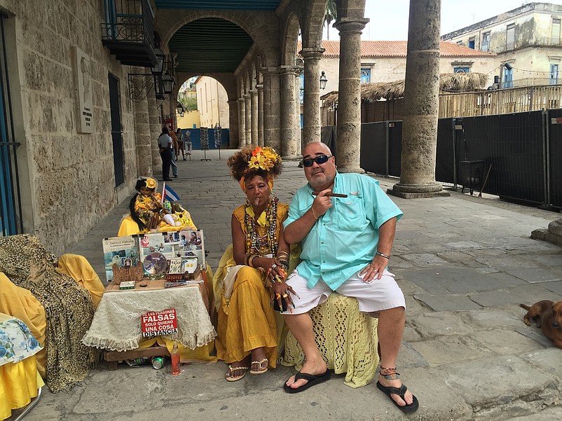 Sea Isle City legend John "Fat Jack" McDermott Jr. enjoyed traveling, including this trip to Cuba. (Photos courtesy Mike McDermott and Facebook)