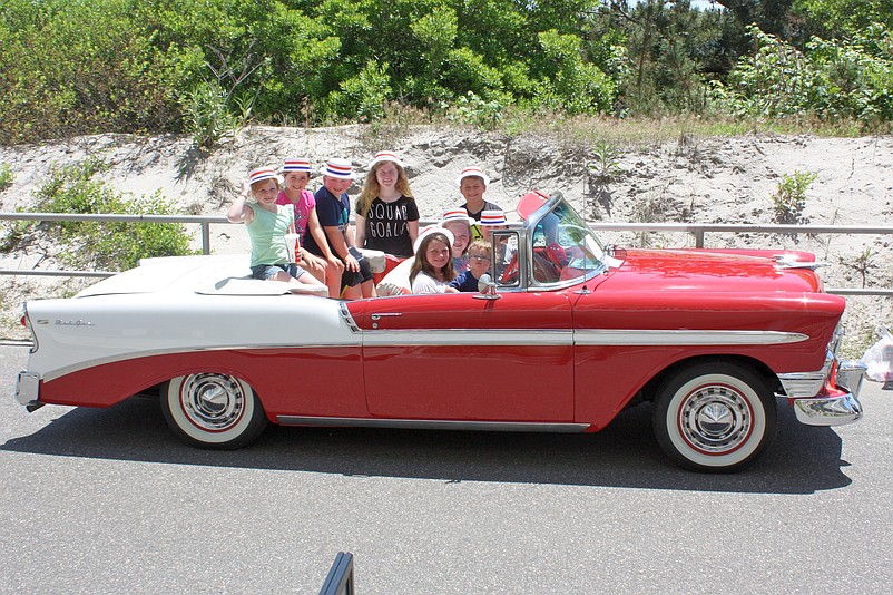 Vintage cars and trucks will be on display on the Promenade and then will parade around town.