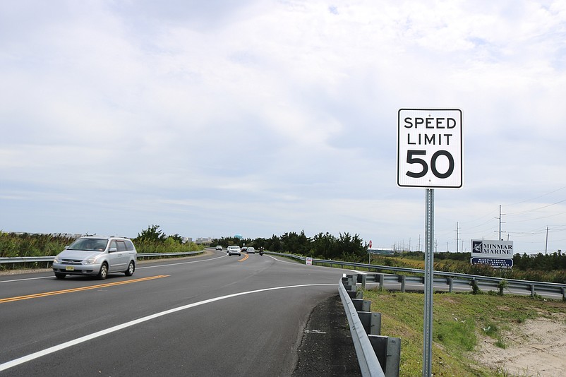 The newly paved Sea Isle Boulevard just got something else new, a reduction in speed. 