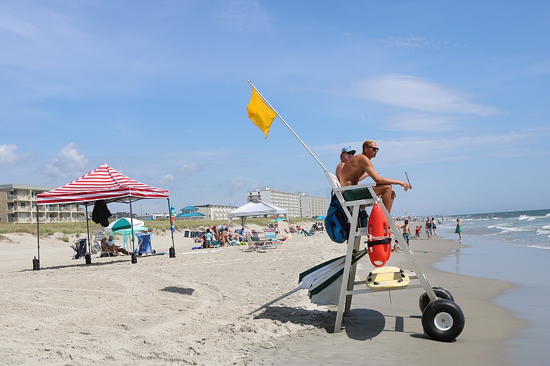 Throughout the summer free beach day on Wednesdays is a treat for daytrippers.