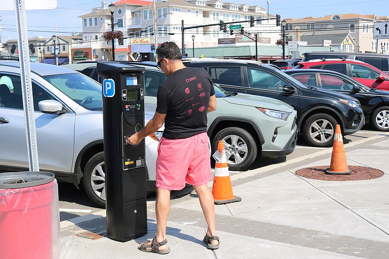 Sea Isle City is advising people to use hand sanitizer after touching the parking kiosks and meters.