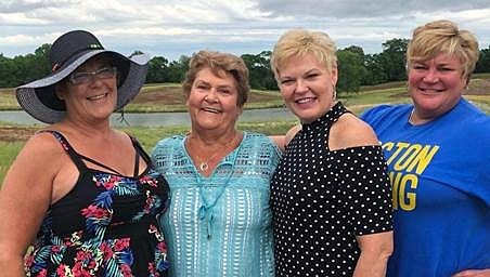 Ruth Steedley, 81, of Sea Isle, (center), the Founders Award winner, with daughters Jane Atkinson (left) Barbara Woodside and Debbie Erdner during a family vacation. (Photos courtesy Ruth Steedley) 