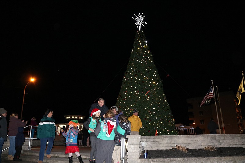 The holiday tree lighting in Excursion Park caps off the celebration.