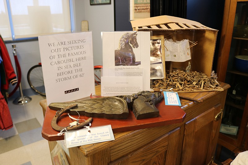 The museum staff would like people to contact them if they have photo of the old carousel, destroyed in the 1962 storm.