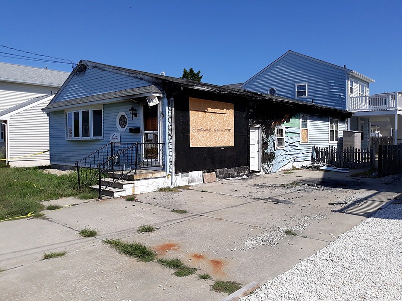 The home at 5605 Central Ave. was severely damaged by fire May 23, 2019.