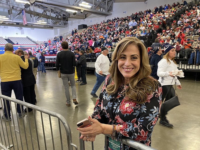 Cape May County GOP Vice Chair Susan Adelizzi-Schmidt said she was amazed at the energy in the building for the rally.