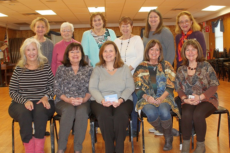 Members of the Sea Isle City Women's Civic Club join with representatives of three charities during a donation drive in 2020. (Photo courtesy of Sea Isle City)