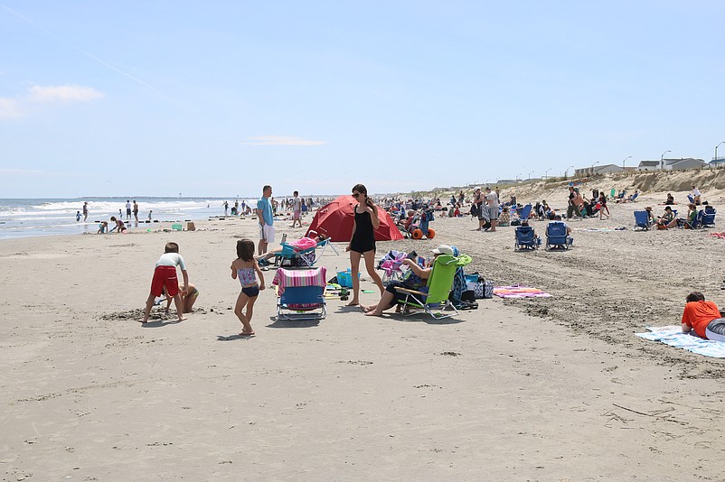 Sea Isle's beaches provide plenty of room to spread out on the sand.