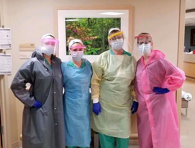 AtlantiCare staff members wear Spirit PPE. (Photo courtesy of AtlantiCare)