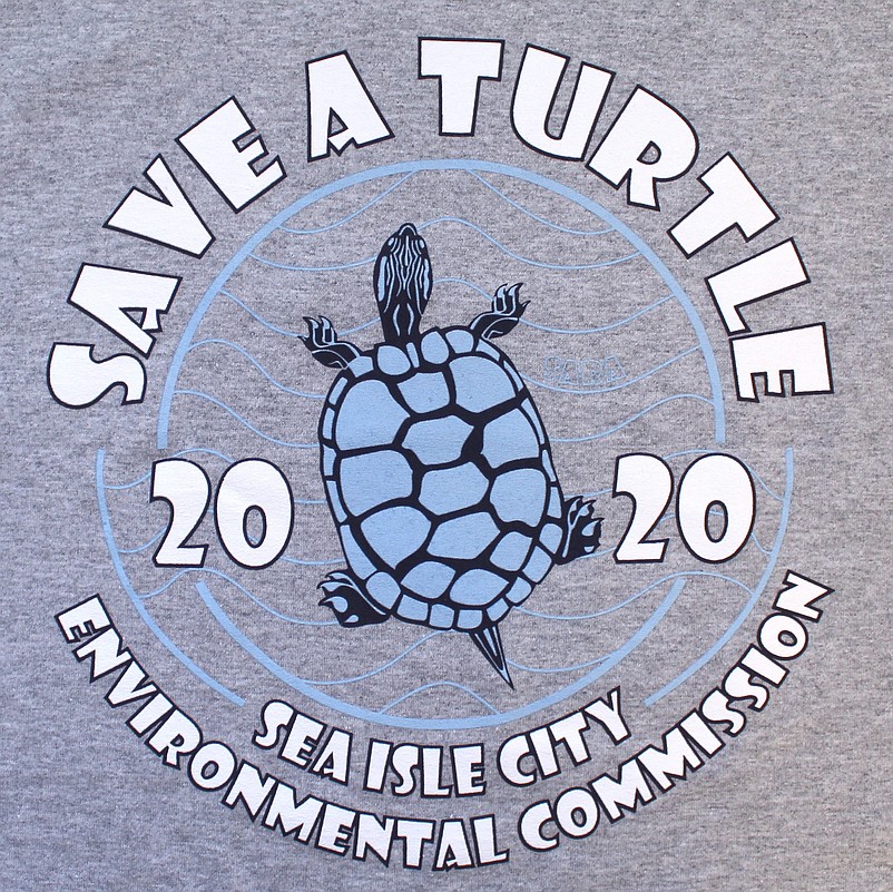 For $10 and $15, the new T-shirts make great gifts and proceeds go to helping the environment. (Photo courtesy Sea Isle City)