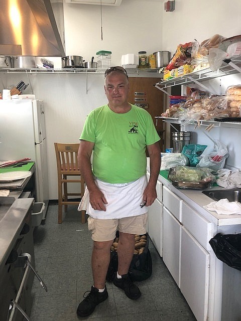 Volunteer chef Henry Wilson is looking forward to serving up entrees to members. (Photo courtesy Henry Wilson)