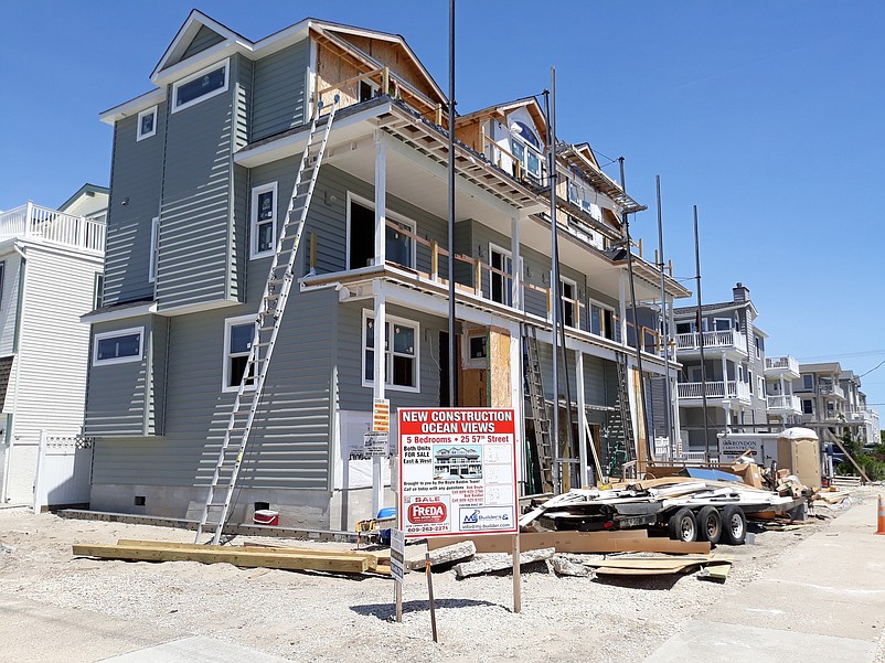 New homes are part of the buying frenzy in Sea Isle City.