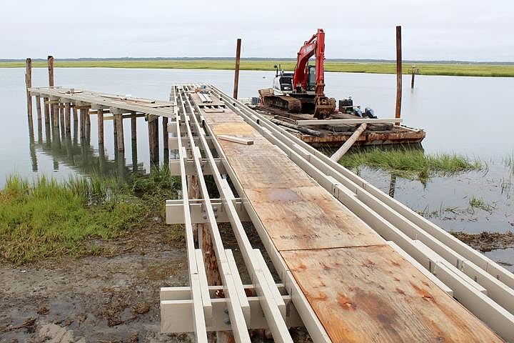 The Boardwalk-style fishing pier and kayak launch facility will extend 132 feet out into the bay. (Photo courtesy of Sea Isle City)