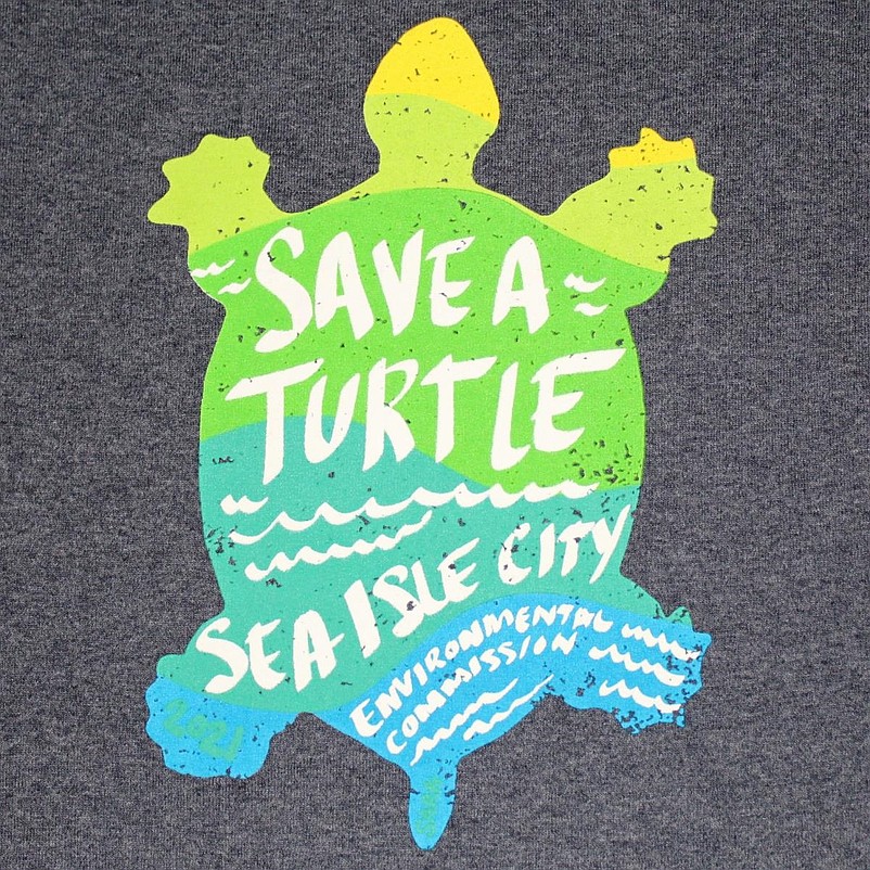 The T-shirts feature a colorful design. (Image courtesy of Sea Isle City)