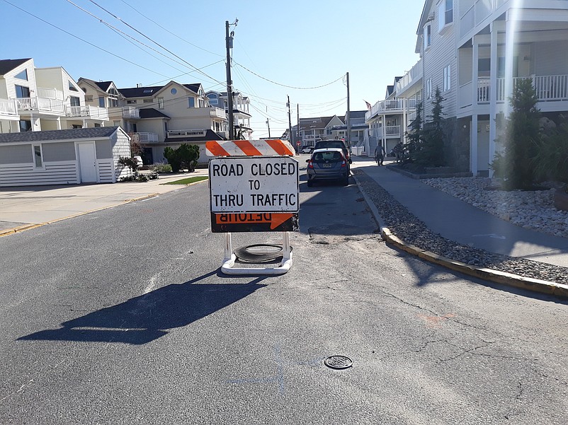 Police are urging motorists, bicyclists and pedestrians to avoid construction areas along Pleasure Avenue.