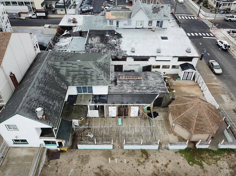 An aerial view of the Springfield Inn shows the entire site slated for redevelopment. (Courtesy of GMH Restaurant Holdings)