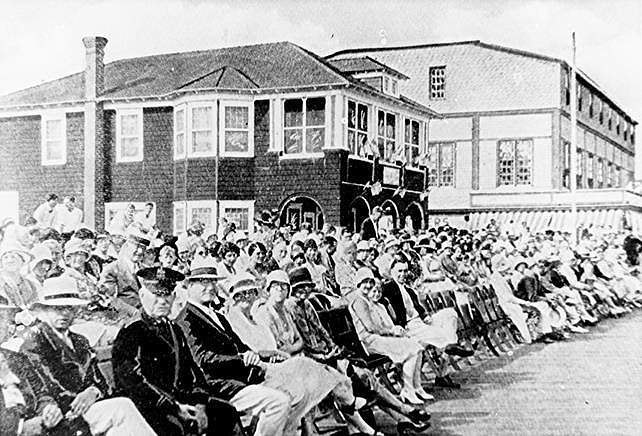 Concert crowd circa 1920.