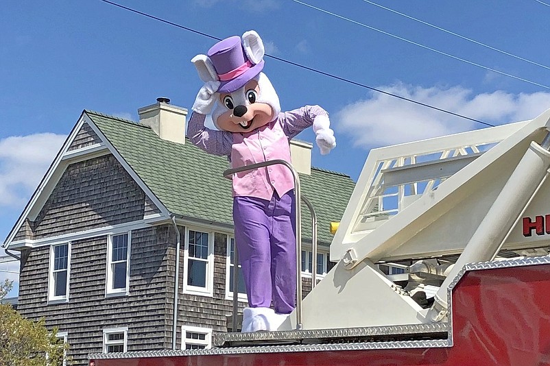 The Easter Bunny pays Sea Isle City a visit on Saturday. (Courtesy of Sea Isle City)