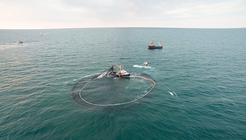 Representatives of the fishing industry, among others, have questions about how the wind farm project will affect their livelihoods. (Photo courtesy Lund's Fisheries Facebook page)