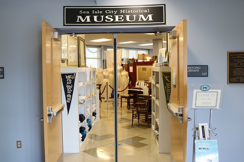 The historical museum is located on the first floor of the Sea Isle City Library at 4800 Central Ave.