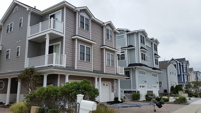 Upscale homes are emblematic of many of Sea Isle's neighborhoods.