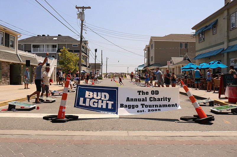 The block of 40th Street, between Landis and Pleasure avenues, is closed for the fundraising tournament.