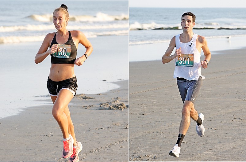 Olivia DeRogatis, 26, of West Chester, Pa., took first in the Women’s Division, while the top overall runner was Kevin McDonnell, 31, of Moorestown, N.J.