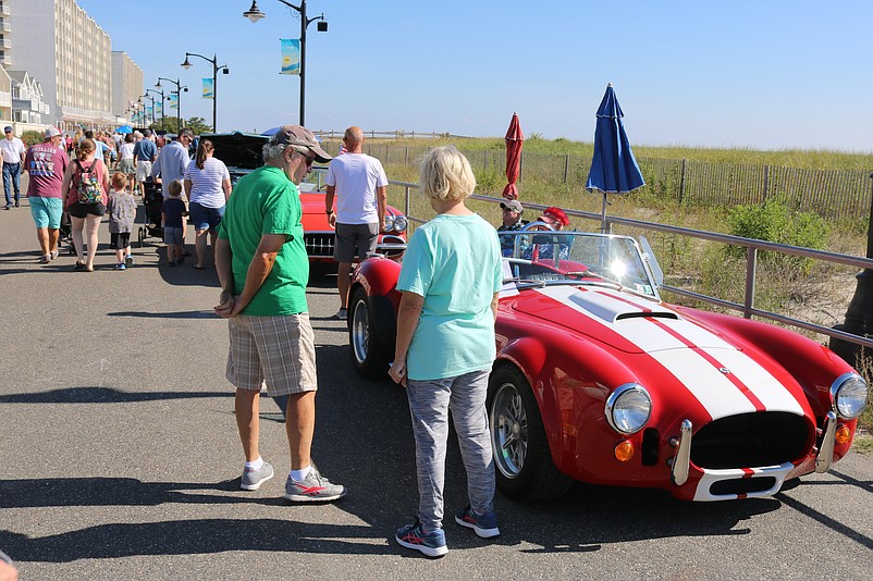 There are all models of cars for people to peruse.