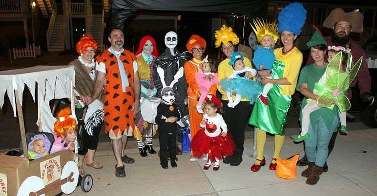 Adults join the children in getting into the Halloween spirit. (Photo courtesy of Sea Isle City)