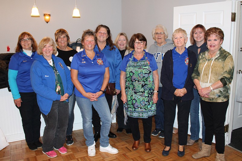 Auxiliary members pose for a group photo at the dinner. (Courtesy of Sea Isle City)