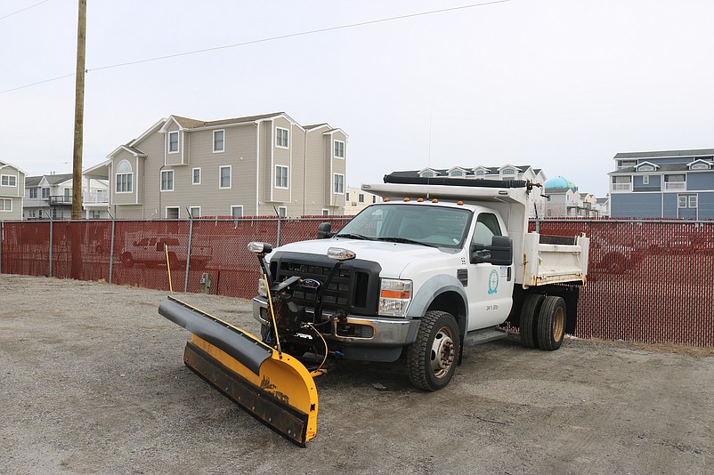 A Sea Isle snowplow is ready to hit the streets.