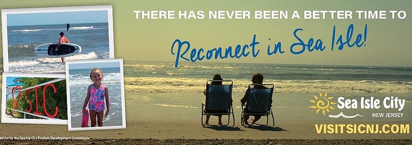 It's time to "Reconnect" in Sea Isle. (Image courtesy of Sea Isle City's Tourism Commission)