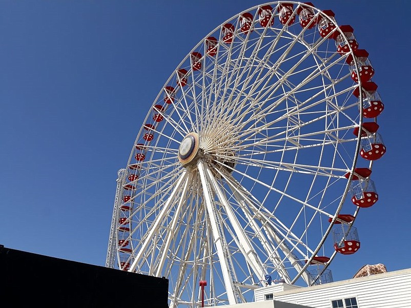 The fatal fall occurred during work on the Ferris wheel at Gillian's Wonderland Pier.