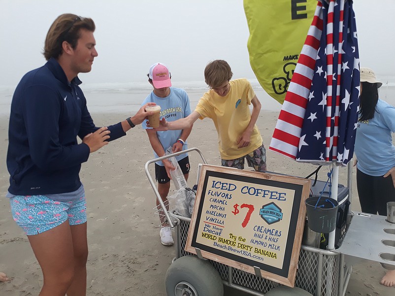 In a separate contract, Sea Isle also has a vendor that sells iced coffee on the beaches.