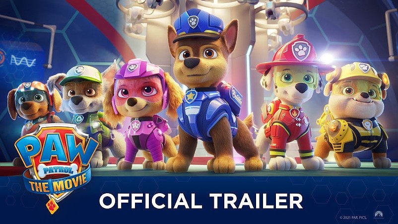 "Paw Patrol" is the featured presentation July 6. (Photo courtesy of youtube.com)