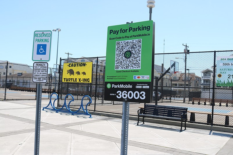 The ParkMobile cashless parking system is another option for motorists in Sea Isle.