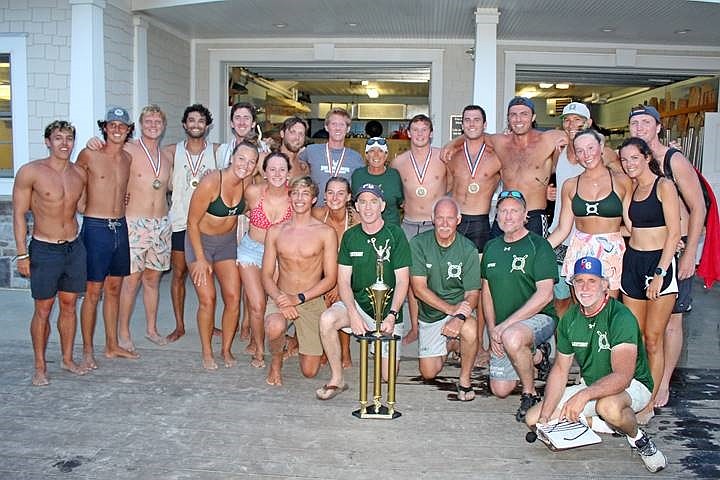 Members of the Sea Isle City Beach Patrol celebrate their win. (Photo courtesy of Sea Isle City)