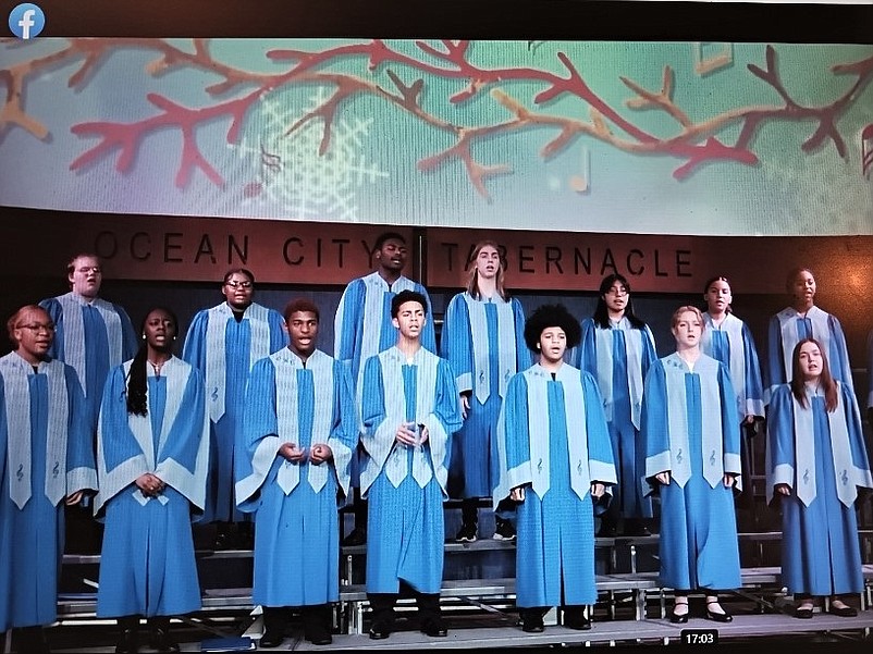 Area school and church choirs perform in the festive concert each year.