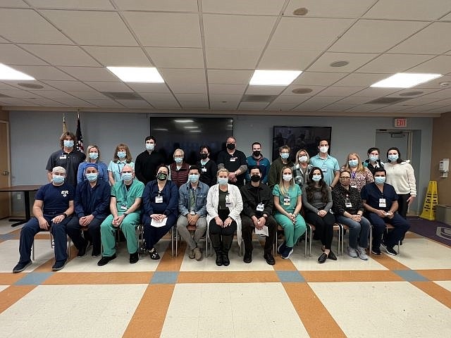 Here are some of the 72 Guardian Angels recognized during a ceremony on Dec. 8. (Photo courtesy of Shore Medical Center)