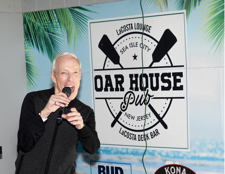 Jerry Blavat entertained the crowds at the Oar House Pub. (Photo courtesy of Oar House Pub Facebook page)