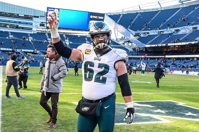 Eagles center Jason Kelce owns a vacation home in Sea Isle City, with his wife, Kylie. (Photo courtesy of NFL Network)