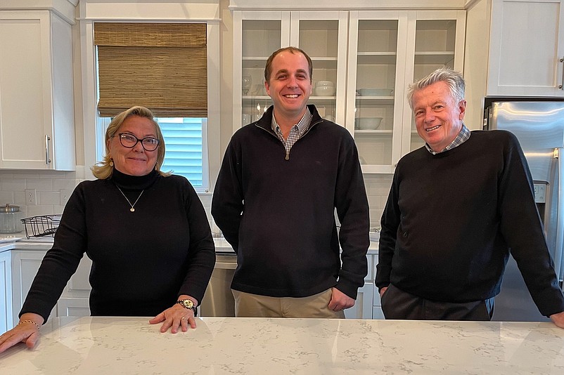 Donna Brown, Gray Haenn and Tom Melchionni are now part of the team of real estate agents at Berger Realty. (Photo courtesy of Berger Realty)