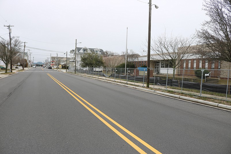 The former public school, at right, on Park Road will soon be demolished to make room for Sea Isle's proposed $20 million community recreation center.