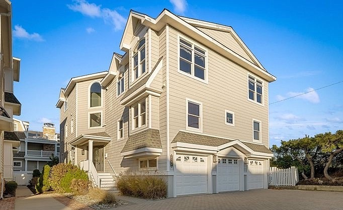 This oceanfront home on 56th Street is on the market for $6.2 million. (Courtesy of Long &amp; Foster)