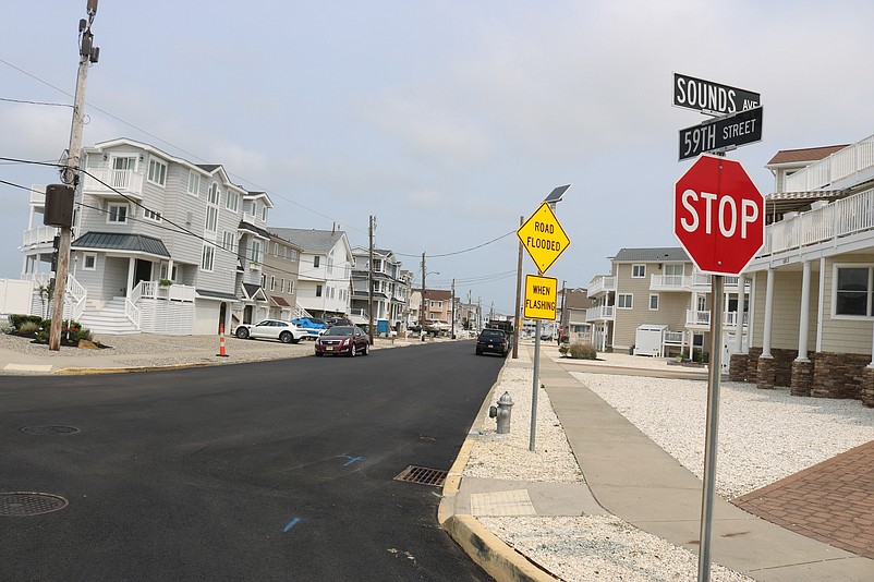 The grant is helping to pay for a new sanitary sewer project in Sea Isle on Sounds Avenue between 56th and 59th streets.