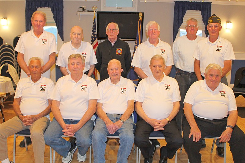 The VFW Post 1963 officers include new President Joe McLenaghan, back row, at left. (Photos courtesy of Sea Isle City)