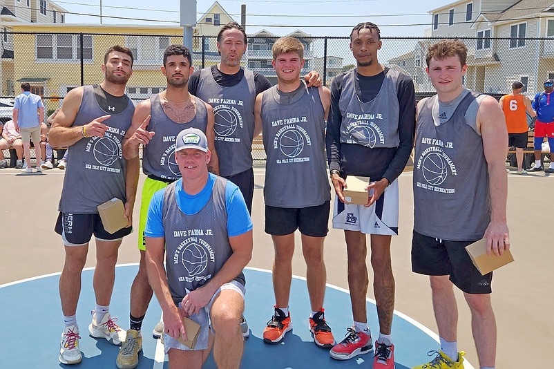 The winning team, called “The Good Guys.” (Photo courtesy of Sea Isle City)