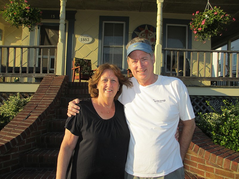 Michael Collins, pictured with his wife, Nancy, is also part of the historic home's family ownership. (Photo courtesy of Susan Collins)